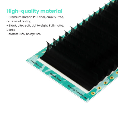 CashmereSilk-VolumeLashes0.07mm-premiumKoreanPBTfiberwholesale premium lash extension manufacturer & retailer